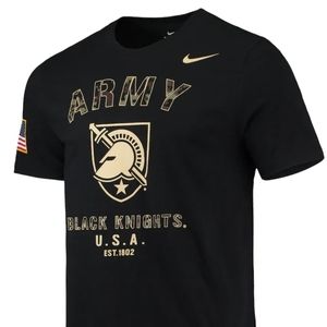 Nike USA Army Black Knights Navy Marines Project Rock Camo Ufc Dri Fit T-Shirt